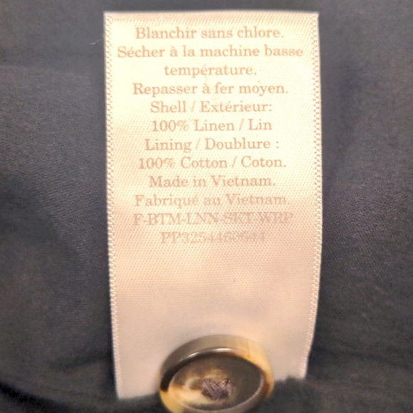 🆕 EVERLANE The Linen Wrap Skirt - Picture 7 of 11